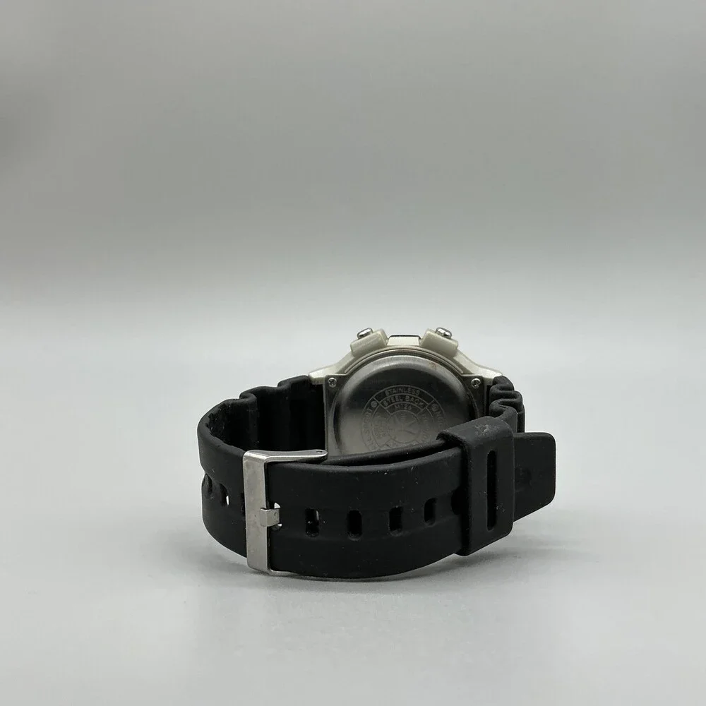 Armitron All-Sport Instalite Mens Watch 40mm Green Digital Alarm Rubber Strap